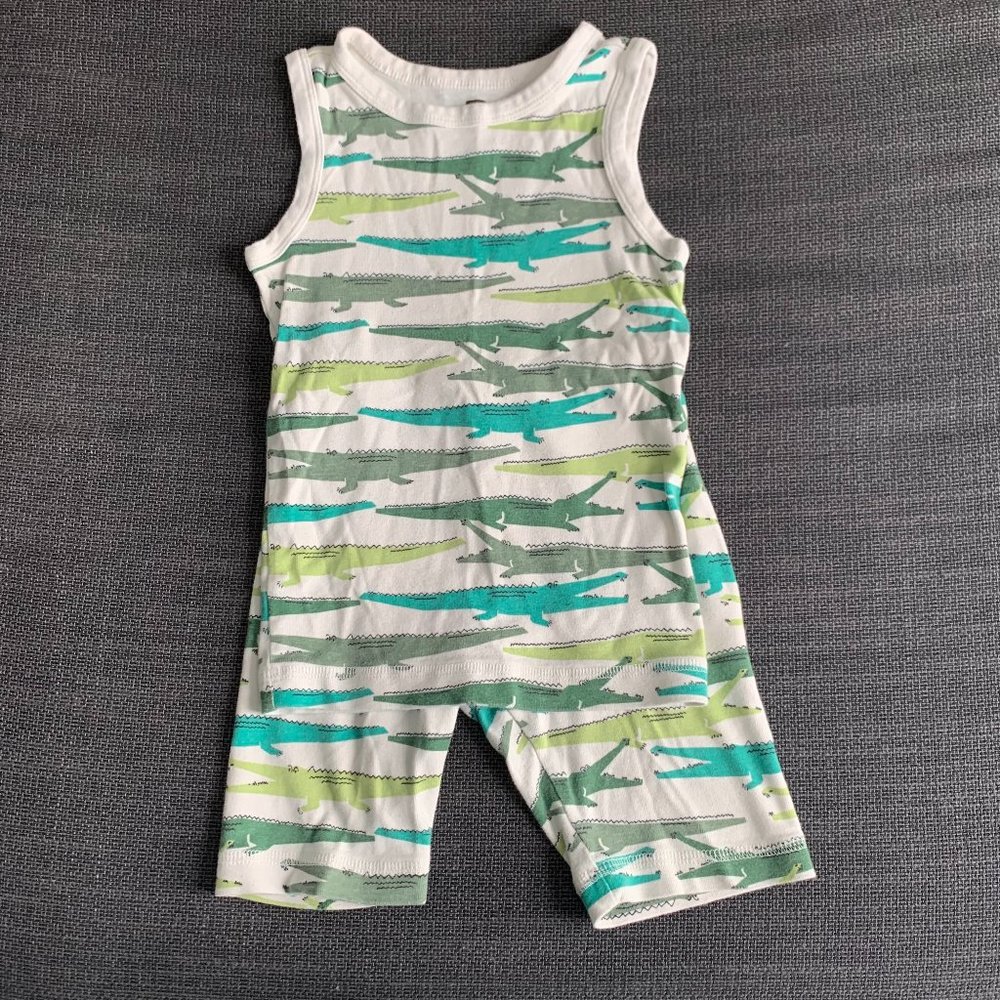 Tea Collection alligator summer nights tank pajama set, 6Y